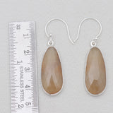 925 Sterling Silver Multi-Sapphire Earrings