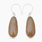 925 Sterling Silver Multi-Sapphire Earrings