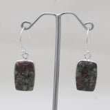 925 Sterling Silver Eudialyte Earrings
