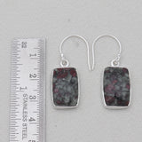 925 Sterling Silver Eudialyte Earrings
