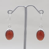 925 Sterling Silver Hessonite Earrings