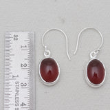 925 Sterling Silver Hessonite Earrings