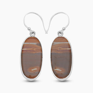 Wagul Jasper Silver Earrings
