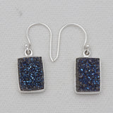 Titanium Druzy Sliver Earrings