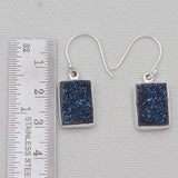 Titanium Druzy Sliver Earrings