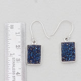 Titanium Druzy Sliver Earrings