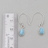 925 Sterling Silver Larimar Earrings