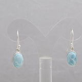 Larimar Silver Earrings