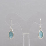 Larimar Silver Earrings