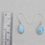 Larimar Silver Earrings