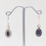 Lapis Lazuli Silver Plain Earrings