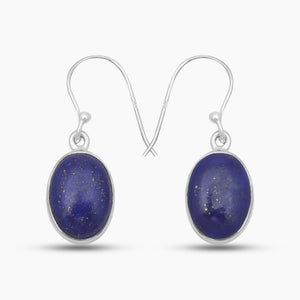 925 Sterling Silver Lapis Lazuli Earrings