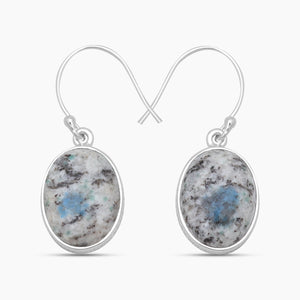 925 Sterling Silver K2 Jasper Earrings