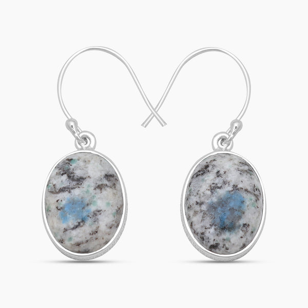 925 Sterling Silver K2 Jasper Earrings