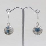 K2 Jasper Silver Earrings