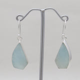 Aquamarine Silver Earrings