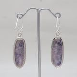 925 Sterling Silver Morado Opal Earrings