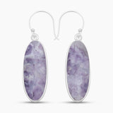 925 Sterling Silver Morado Opal Earrings