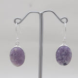 925 Sterling Silver Morado Opal Earrings