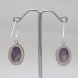 925 Sterling Silver Morado Opal Earrings