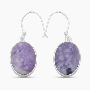 925 Sterling Silver Morado Opal Earrings