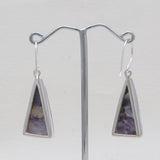Morado Opal Silver Earrings