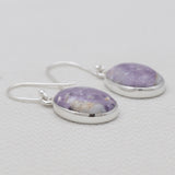 Morado Opal Silver Earrings