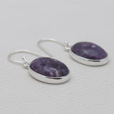 Morado Opal Silver Earrings