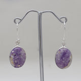 Morado Opal Silver Earrings