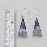 Morado Opal Silver Earrings