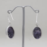 Morado Opal Silver Earrings