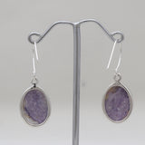 Morado Opal Silver Earrings