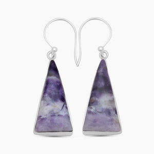 Morado Opal Silver Earrings
