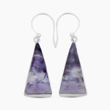 Morado Opal Silver Earrings