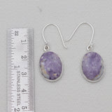 Morado Opal Silver Earrings