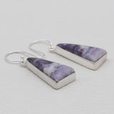 Morado Opal Silver Earrings