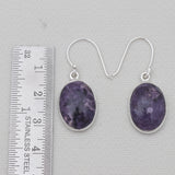 Morado Opal Silver Earrings