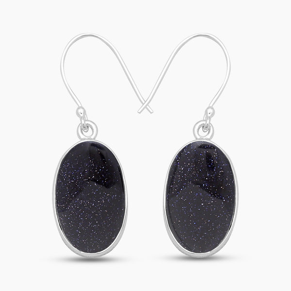 Blue Sun Sitara Silver Earrings