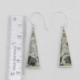 Rainforest Jasper Silver Earrings