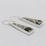 Rainforest Jasper Silver Earrings
