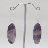 925 Sterling Silver Morado Opal Earrings