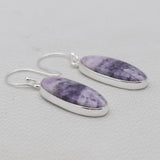 925 Sterling Silver Morado Opal Earrings
