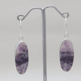 925 Sterling Silver Morado Opal Earrings