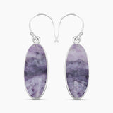 925 Sterling Silver Morado Opal Earrings