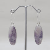 925 Sterling Silver Morado Opal Earrings