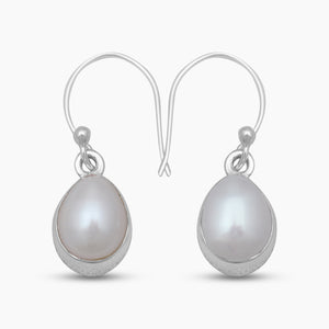 Fresh Water Pearl Silver Earrings