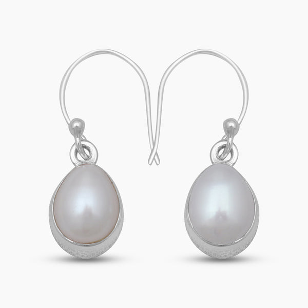 Fresh Water Pearl Silver Earrings
