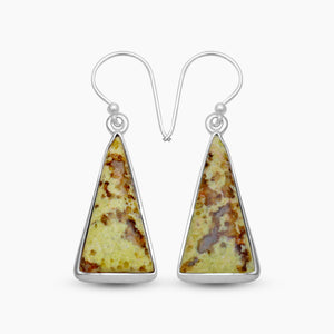 925 Silver Madagascar Opal Earrings