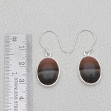 Polychrome Jasper Silver Earrings
