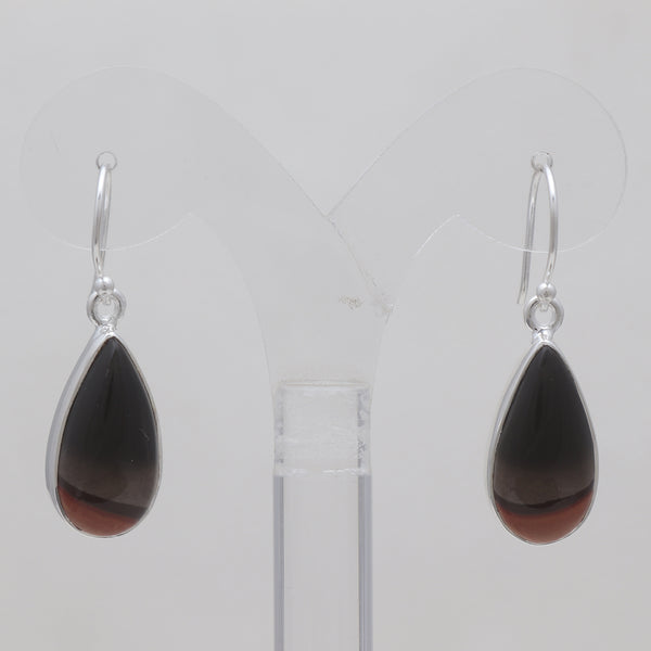 Polychrome Jasper Silver Earrings